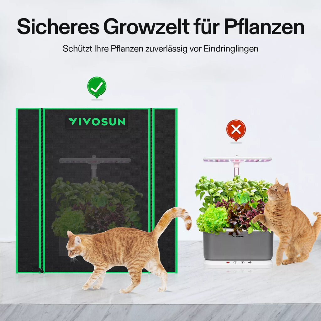Vivosun Growbox 50x36x54cm S2014, für 1 Pflanze, für Aerogarden, Hydroponik-System