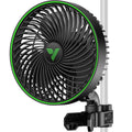 Vivosun AeroWave E6 Gen2 Clip Fan, EC-Motor, mit automatischer Oszillation, Luftzirkulator für die Growbox, Schwarz