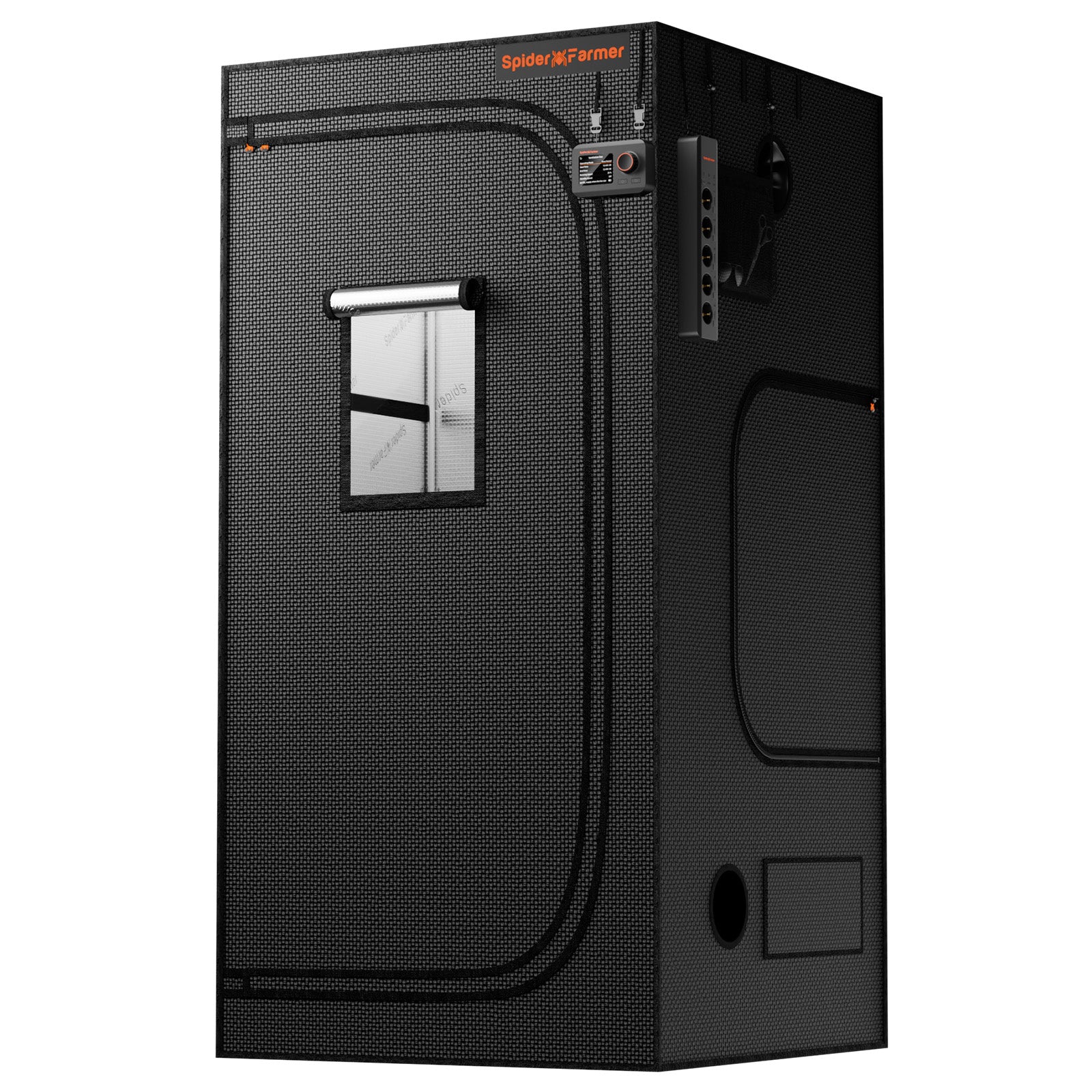 Verbessertes Spider Farmer 90x90x180cm Indoor-Growzelt (1680D) mit hoher Reflektivität – Hydroponischer Pflanzenraum für optimales Pflanzenwachstum und Klimakontrolle