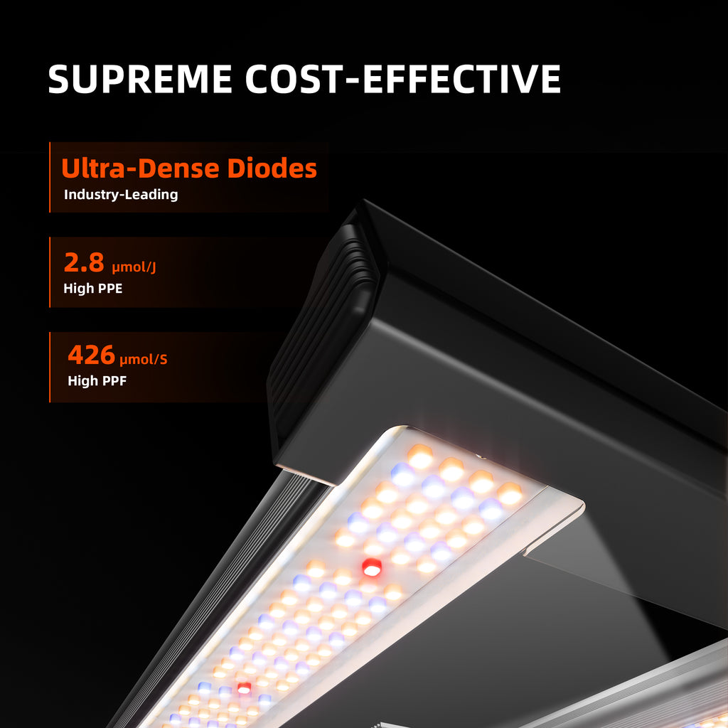 2025 Spider Farmer® 140x70x200cm Komplettes Grow Box-Set丨Neueste Version G4500 320W Vollspektrum-LED丨6” Clip-Ventilator丨4″ Belüftungssystem | Bluetooth- & WLAN-App-Steuerung für automatisierte Beleuchtung und Belüftung | 5 pack 11 Gallon Growbag