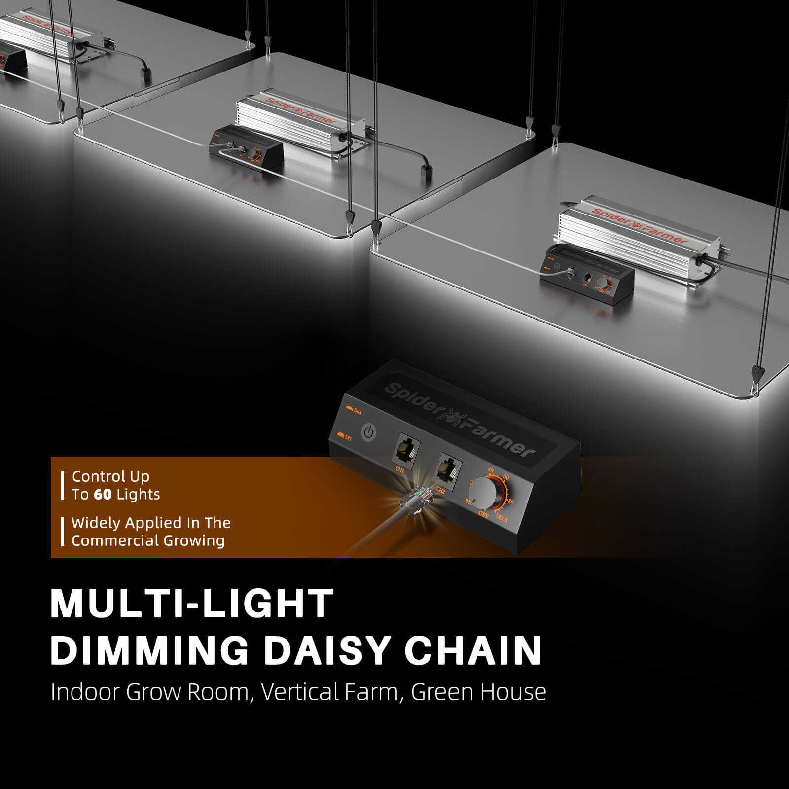 IM ANGEBOT: Spider Farmer SF4000 LED-Pflanzenlampe + 120x120x200cm Growzelt (ab 2025)