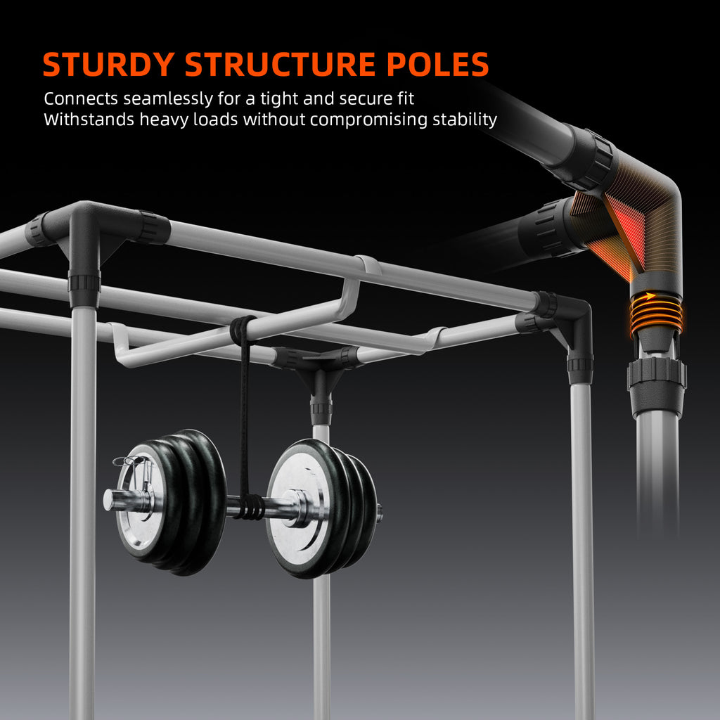 Spider Farmer 60x40x50cm Mini-Growzelt für den Innenbereich, 2000D Oxford-Gewebe, hochreflektierend, für Klonen, Anzucht von Setzlingen und Gemüse
