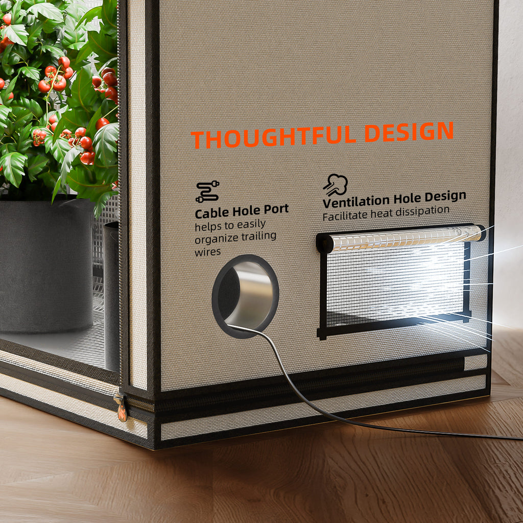 Spider Farmer® 140x70cm 2000D Komplettes Growzelt-Set (neueste Version 2025) | SF2000 301H EVO Vollspektrum-LED-Pflanzenlampe | 6"-Clip-Ventilator | 4"-Belüftungssystem mit GGS-Controller