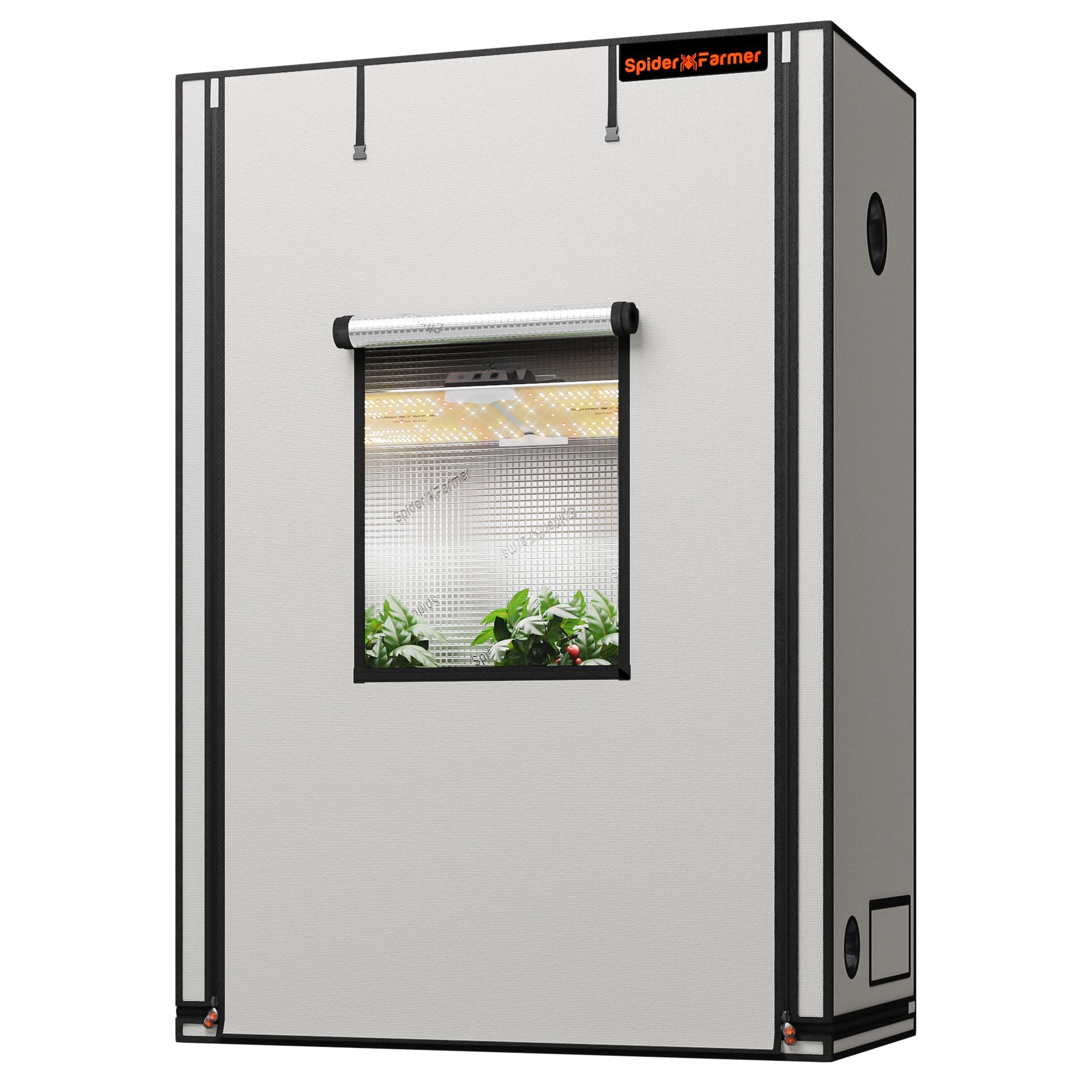 Spider Farmer 140x70x200cm Pro Indoor Grow Tent Growzelt 2000D Hochreflektierende Pflanzen-Anbaubox