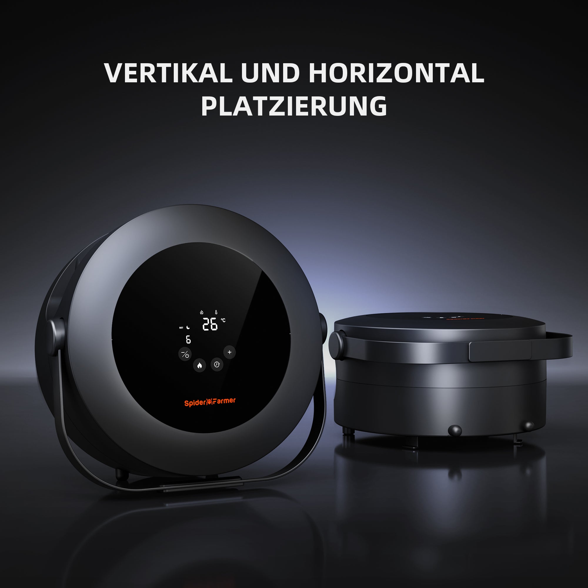 2025 Spider Farmer 540W Growzeltheizung | Grow-Zelt-Heizung – Intelligente PTC-Heizung, Tag-/Nachtmodus, 24-Stunden-Timer, sichere und effiziente Heizung für Zimmerpflanzen