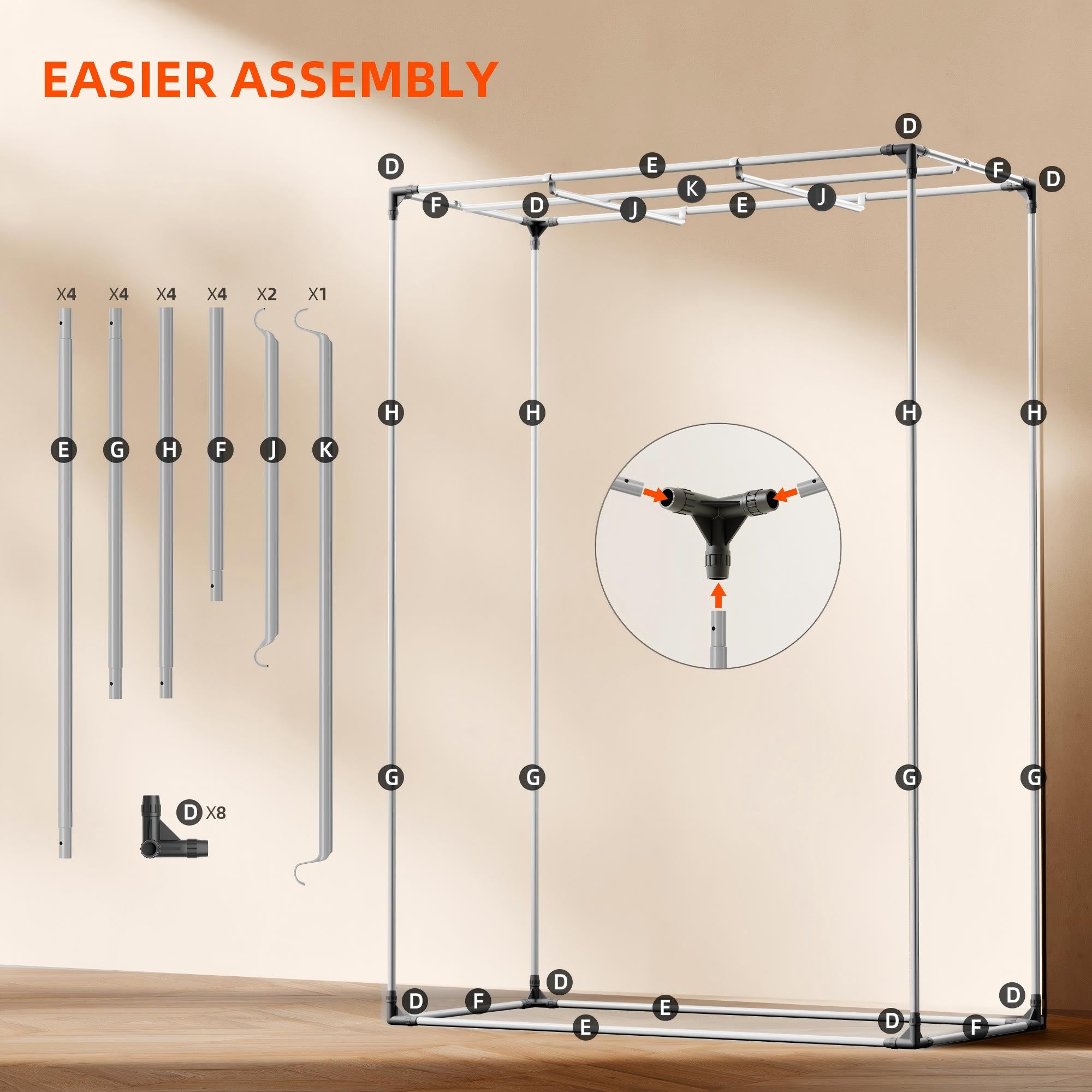 Spider Farmer 140x70x200cm Pro Indoor Grow Tent Growzelt 2000D Hochreflektierende Pflanzen-Anbaubox