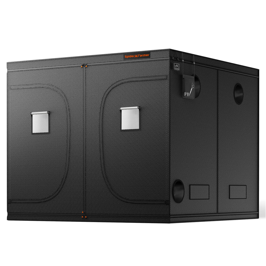Spider Farmer 240x240x200cm Indoor Grow Zelt 1680D Hydroponischer Pflanzenraum für optimales Pflanzenwachstum und Klimakontrolle Growbox