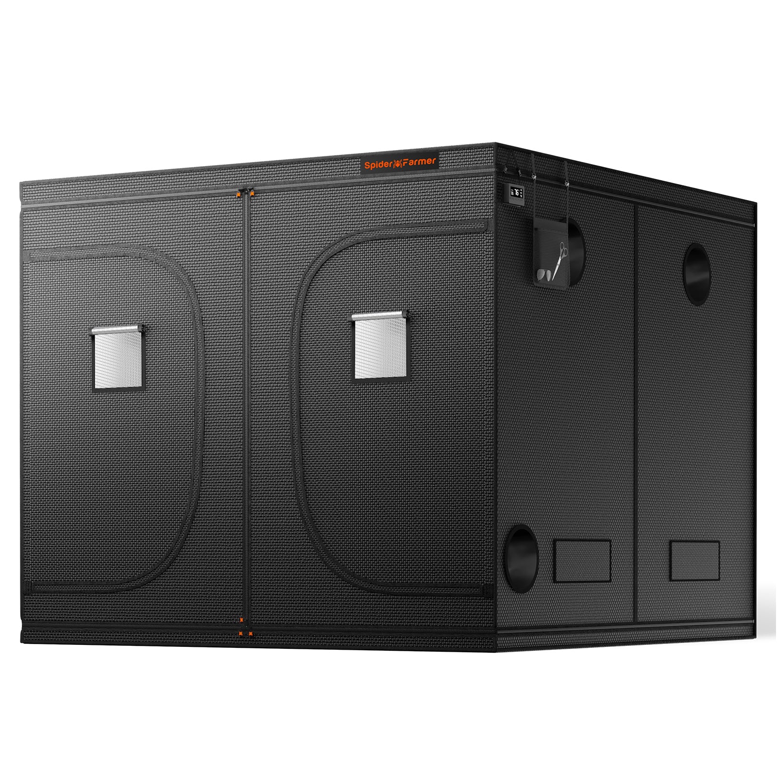 Spider Farmer 240x240x200cm Indoor Grow Zelt 1680D Hydroponischer Pflanzenraum für optimales Pflanzenwachstum und Klimakontrolle Growbox