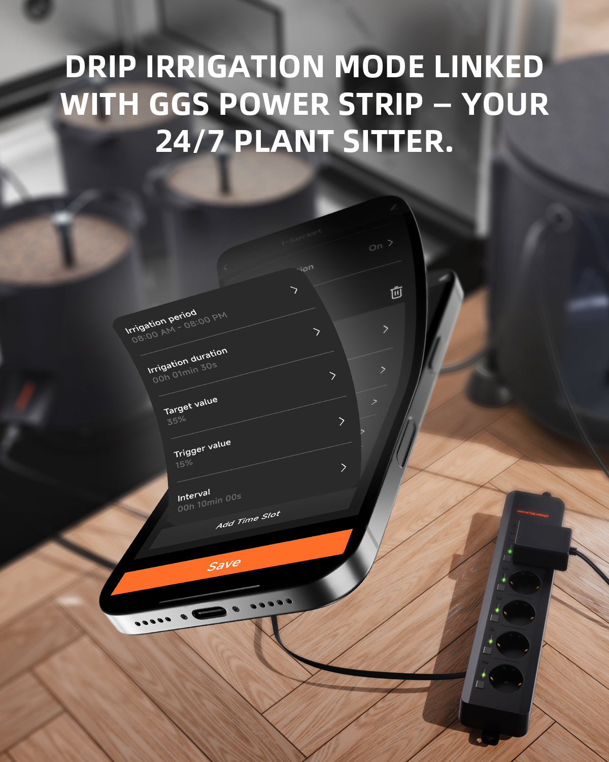 2025 Spider Farmer 3 Stück GGS Smart 3-in-1 Bodensensor Pro | Präzise Tropfbewässerungssteuerung, Substratauswahl, Echtzeitüberwachung von Boden-EC, Temperatur und Feuchtigkeit