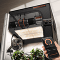 Vorbestellung | Neuestes Spider Farmer® 120x120x200cm Komplettes Growzelt-Set (2025) | SF4000 301H EVO Vollspektrum-LED-Pflanzenlampe | 15 cm Clip-Ventilator | 15 cm Belüftungssystem mit Drehzahlregler