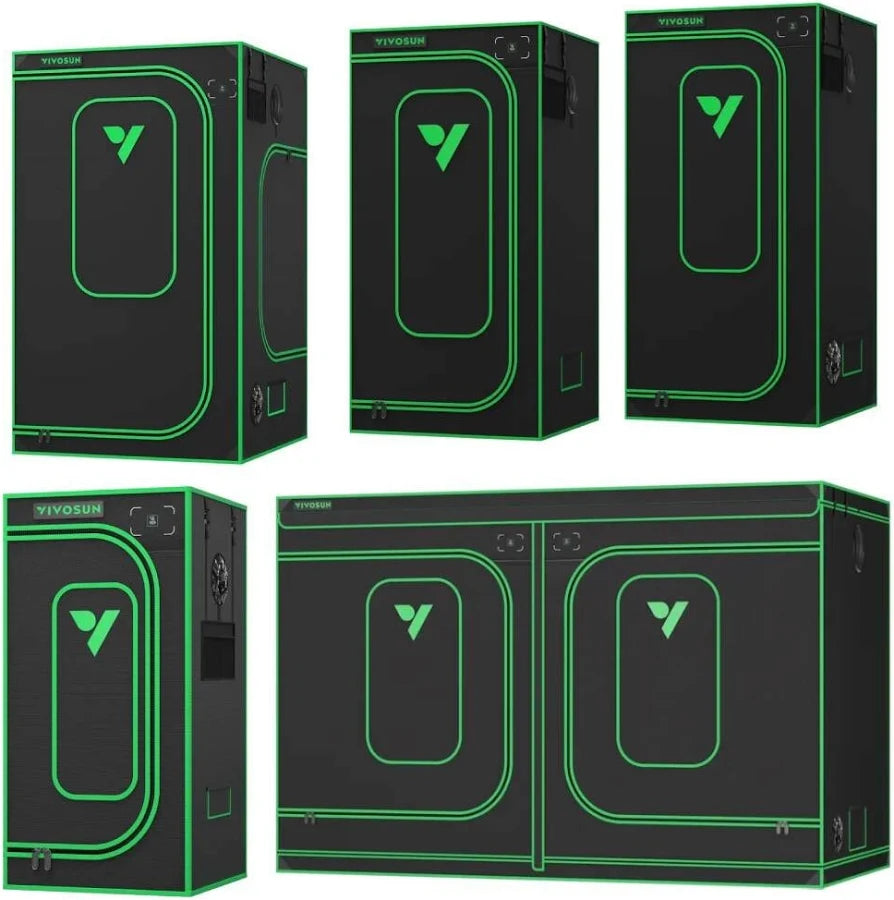 Vivosun Growbox 60x60x90cm S223, für 1-2 Pflanzen, 600D  Oxford-Gewebe
