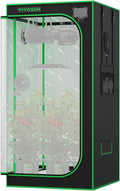 Vivosun Growbox 60x60x90cm S223, für 1-2 Pflanzen, 600D  Oxford-Gewebe