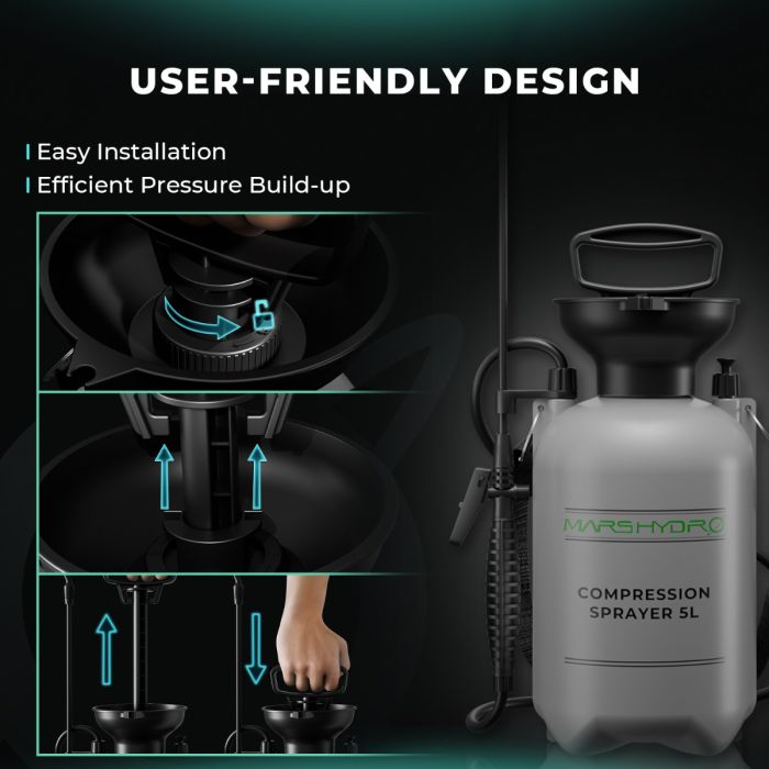 Mars Hydro 7-in-1 Pflanzenwachstumswerkzeug-Set, Sprühgerät für Sommergartenpflanzen