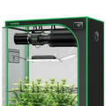 Vivosun Smart Growbox Komplettset GIY-SGS-52 150 x 80 x 200 cm, Komplettsystem für 3 Pflanzen, mit WiFi E42A Controller, 200W AeroLight Wing SE LED Pflanzenlampe und 15 cm AeroZesh G6 Abluftset