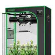 Vivosun Smart Growbox Komplettset GIY-SGS-32 90 x 50 x 160 cm, Komplettsystem für 2 Pflanzen, mit WLAN E42A Controller, 100W AeroLight SE LED Pflanzenlampe und 10 cm AeroZesh G4 Abluftset