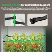 Vivosun Growbox Pro 90x90x180cm P336, für 2-4 Pflanzen, großes Frontfenster, für den Indoor-Pflanzenanbau