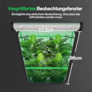 Vivosun Growbox Pro 60x120x180cm P426, für 2-4 Pflanzen, großes Frontfenster, für den Indoor-Pflanzenanbau