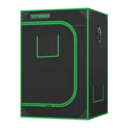 Vivosun Growbox 60x60x90cm S223, für 1-2 Pflanzen, 600D lichtdichtes Oxford-Gewebe, für den Indoor-Pflanzenanbau