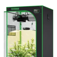 VIVOSUN Smart Growbox Komplettset, 90×90 cm – 3-Pflanzen-System Intelligentes, vollautomatisches Grow-Setup mit WLAN-Steuerung, integriertem GrowHub E42A+ Controller und hocheffizientem Full-Spectrum LED Grow Light