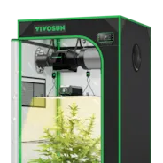 VIVOSUN Smart Growbox Komplettset, 60×60 cm – 1-Pflanzen-SystemIntelligentes, vollautomatisches Grow-Setup mit WLAN-Steuerung, integriertem GrowHub E42A+ Controller und hocheffizientem Full-Spectrum LED Grow Light