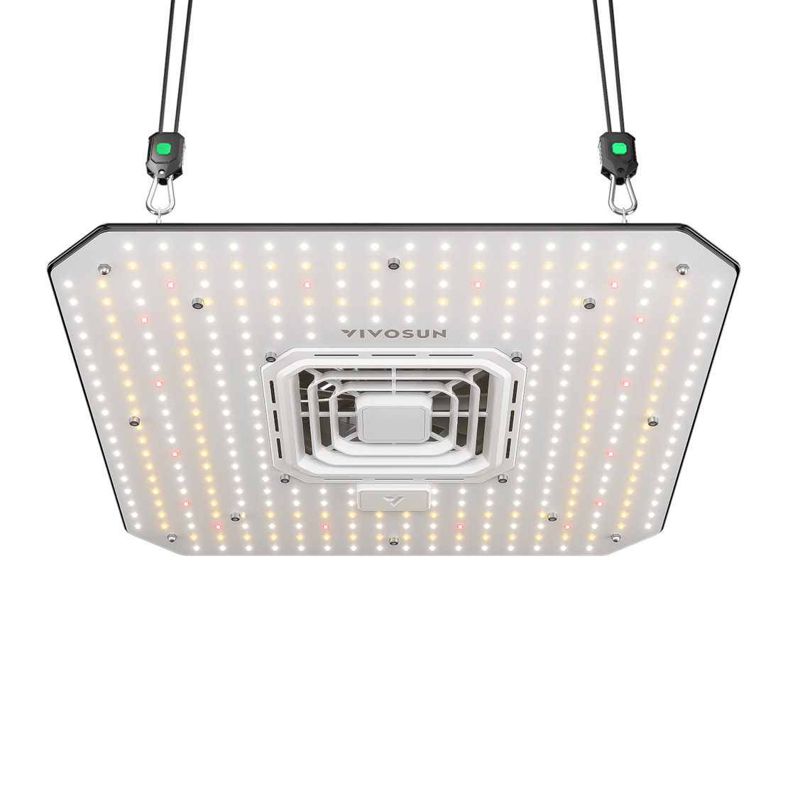 Vivosun AeroLight A150SE Vollspektrum LED Pflanzenlampe 150W, mit Integriertem Zirkulationsventilator, Kompatibel mit App, 120 x 60 cm Abdeckfläche