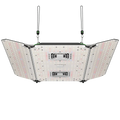 Vivosun AeroLight Wing AW200SE Vollspektrum LED Pflanzenlampe 200W, mit Integriertem Zirkulationsventilator, Kompatibel mit App, 120 x 60 cm Abdeckfläche