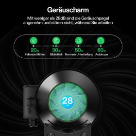Vivosun Smartes Abluftset 10 cm, AeroZesh G4 Rohrventilator mit E12-Geschwindigkeitsregler, Kohlefilter & Rohrkombination