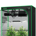 Vivosun Smart Growbox Komplettset GIY-SE-42 120 x 60 x 150 cm, 2-Pflanzen Komplettsystem mit WLAN E42A Controller, 200W AeroLight Wing SE LED Pflanzenlampe und 10cm AeroZesh S4 Abluftset