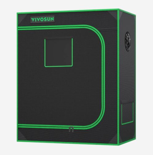Vivosun Growbox 150x150x200 cm S558, für 6-10 Pflanzen, 600D Oxford-Gewebe