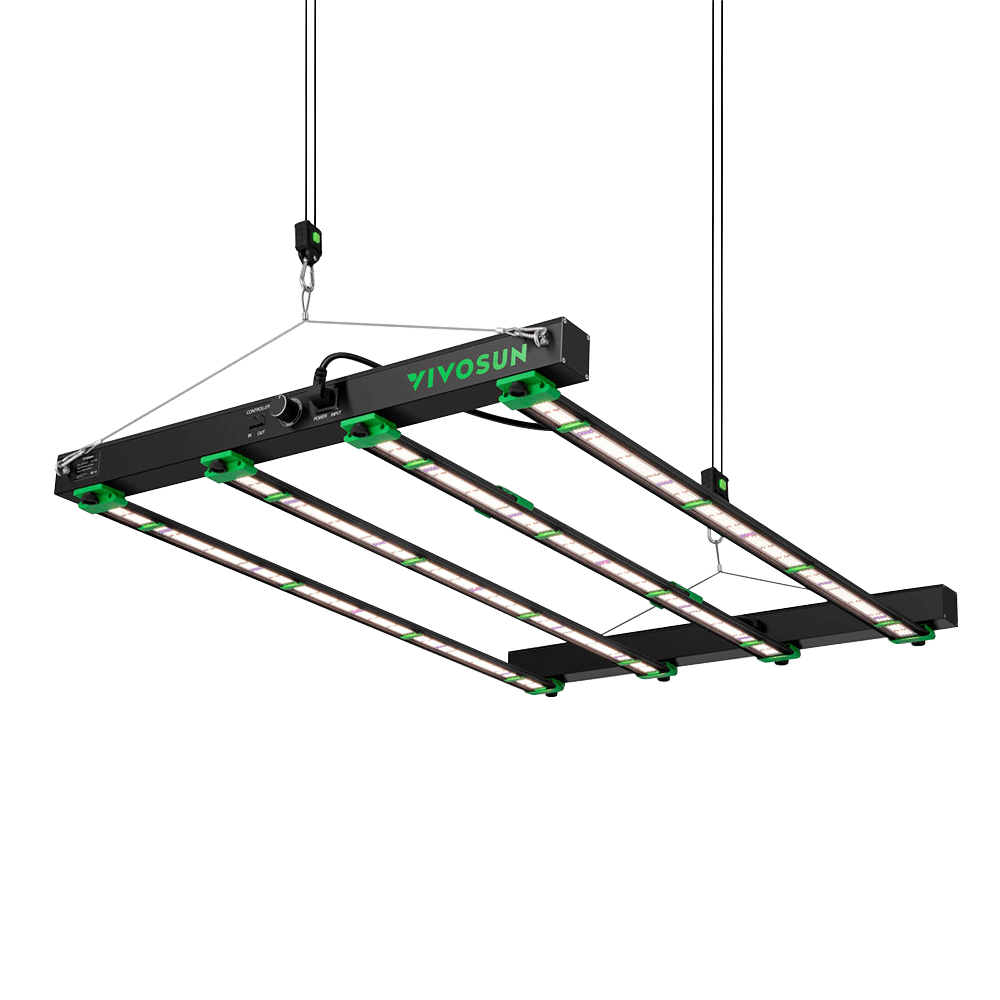 Vivosun VSFD4500 Vollspektrum LED Pflanzenlampe Lichtbalken 450W,  mit 6 Dimmoptionen