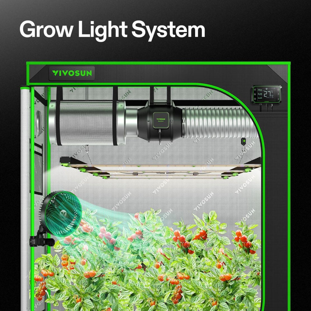 Vivosun VSFD4500 Vollspektrum LED Pflanzenlampe Lichtbalken 450W,  mit 6 Dimmoptionen