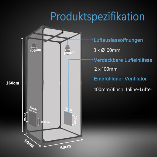 CannoBox G600-Premium Growzelt